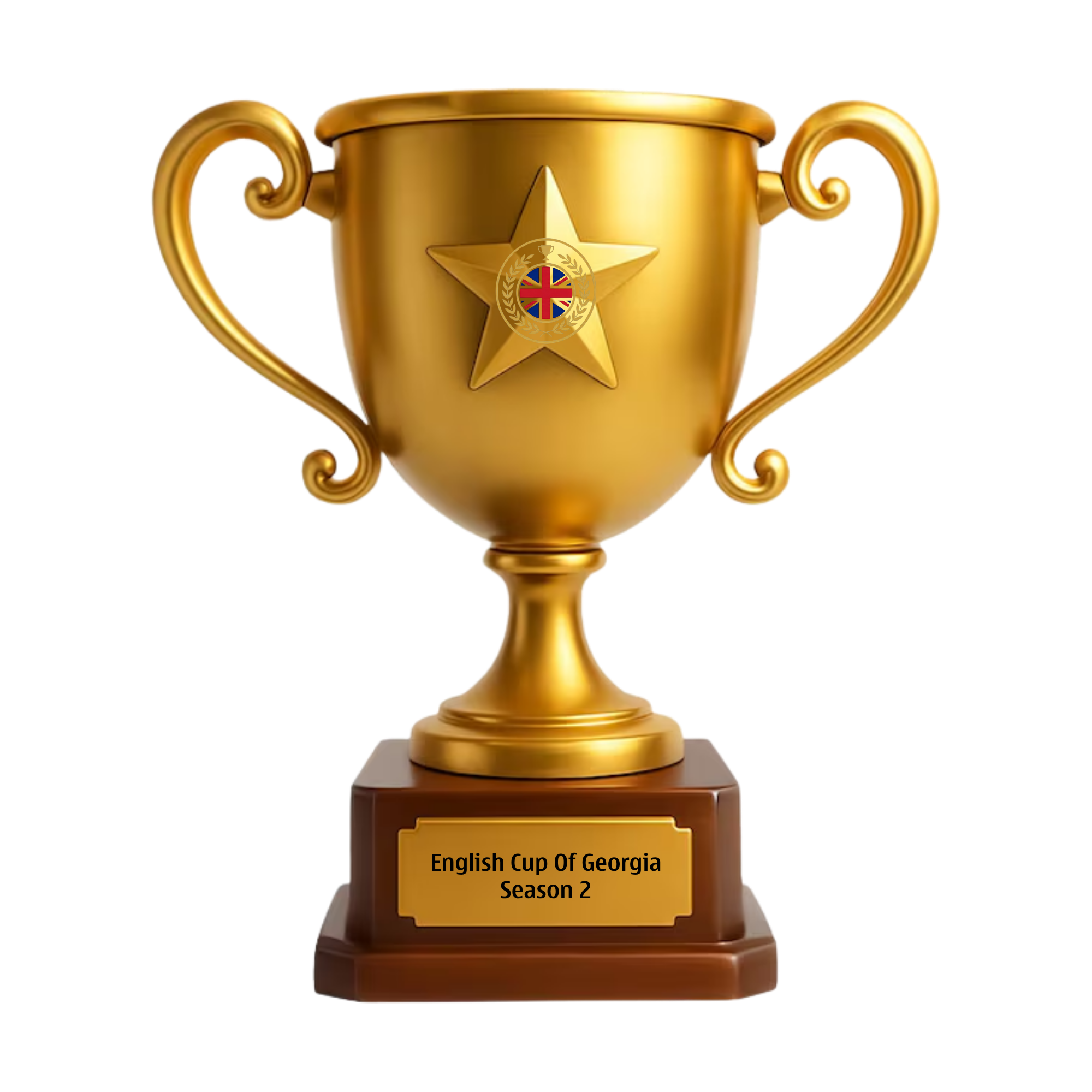 The English Cup of Georgia trophy